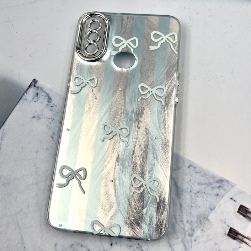 قاب گوشی Redmi A5 / Poco C71 شیائومی Brush Cover اطلسی Silver محافظ لنز دار طرح پاپیون کد 679020 - Image 2