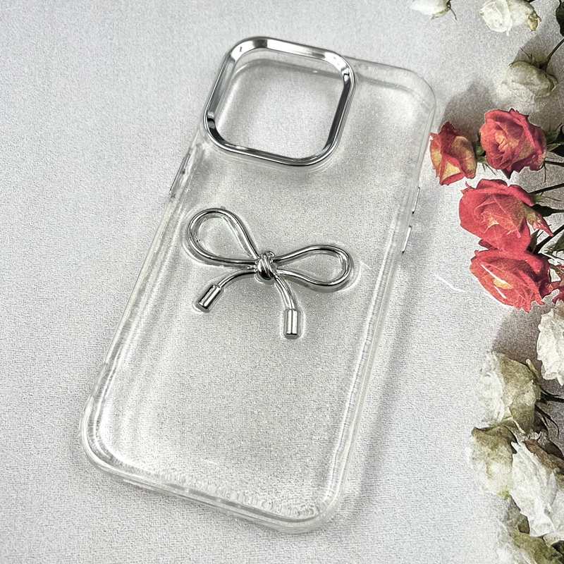 قاب گوشی iPhone 14 Pro آیفون Luxury Case سوپر شاین لنز Silver پاپیون کد 738301 - Image 2