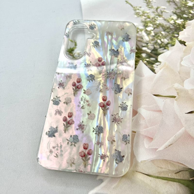 قاب گوشی Galaxy A36 / A56 سامسونگ iCe Case پینترستی طرح گل یخی ضد ضربه لنز برجسته کد 749827 - Image 2
