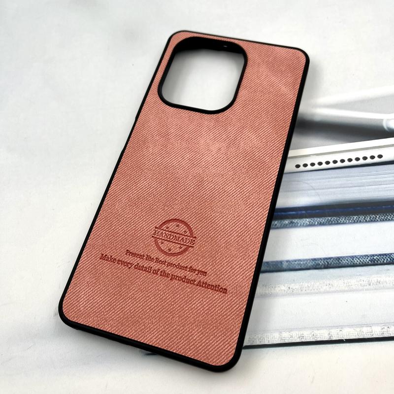 قاب گوشی Redmi Note 13 4G شیائومی Cotton Case مخمل چرمی Hand Made کلاسیک گلبهی کد 757773 - Image 2