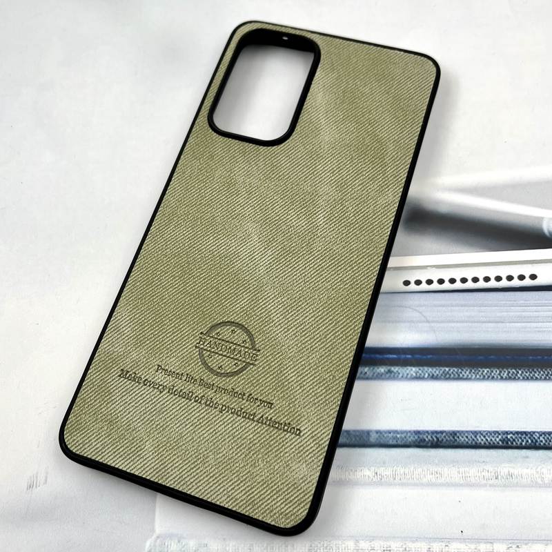 قاب گوشی Galaxy A73 سامسونگ Cotton Case مخمل چرمی Hand Made کلاسیک سبز کد 774513 - Image 2