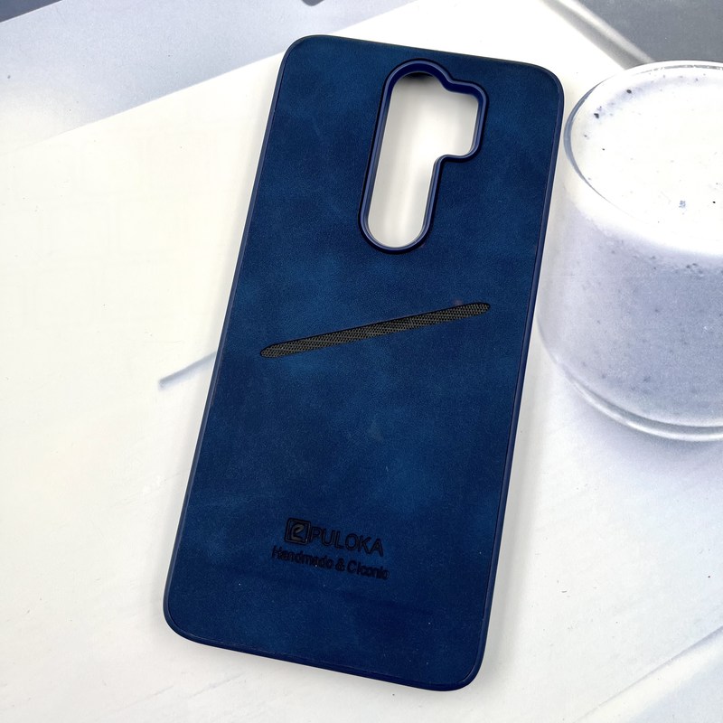 قاب گوشی Redmi Note 8 Pro شیائومی Card Holder جاکارتی چرم Puloka محافظ لنز برجسته سرمه ای کد 816092 - Image 2