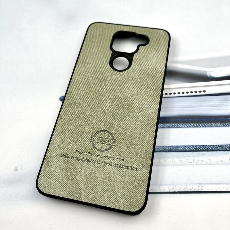 قاب گوشی Redmi Note 9 / Redmi 10X شیائومی Cotton Case مخمل چرمی Hand Made کلاسیک سبز کد 867726 - Image 2