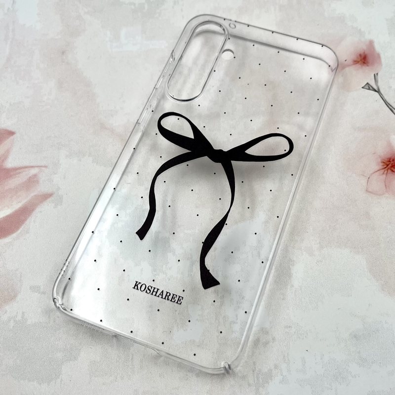 قاب گوشی Galaxy S23 FE سامسونگ Art Case شفاف Slim طرح پاپیون مشکی کد 877268 - Image 2