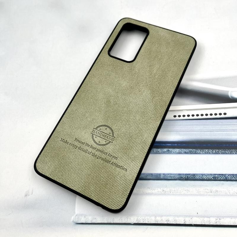 قاب گوشی Galaxy A32 4G سامسونگ Cotton Case مخمل چرمی Hand Made کلاسیک سبز کد 890088 - Image 2