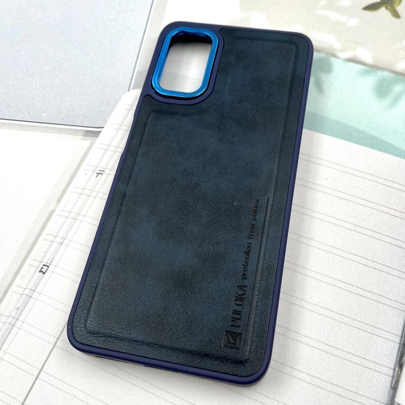 قاب گوشی Poco M3 Pro / Redmi Note 10 5G / Redmi Note 11 SE شیائومی چرم Puloka Design اورجینال داخل پارچه ای لنز Metal سرمه ای کد 908126 - Image 2