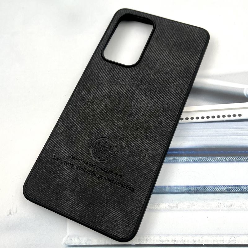 قاب گوشی Galaxy A53 سامسونگ Cotton Case مخمل چرمی Hand Made کلاسیک مشکی کد 913109 - Image 2