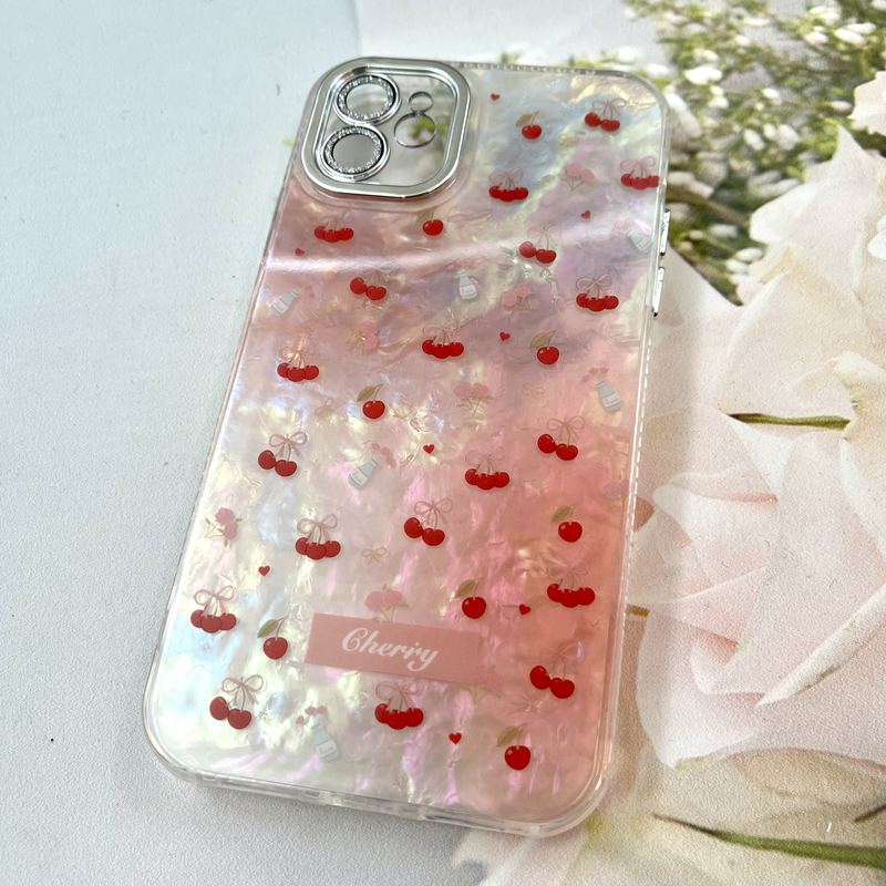 قاب گوشی iPhone 11 آیفون iCe Case پینترستی طرح گل یخی ضد ضربه محافظ لنز دار سواروسکی گلسی کد 914884 - Image 2