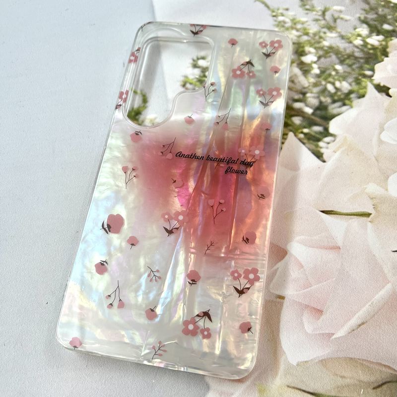 قاب گوشی Galaxy S26 Ultra سامسونگ iCe Case پینترستی طرح گل یخی ضد ضربه لنز برجسته کد 919087 - Image 2