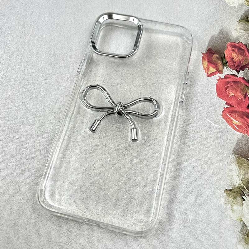 قاب گوشی iPhone 11 Pro آیفون Luxury Case سوپر شاین لنز Silver پاپیون کد 931260 - Image 2