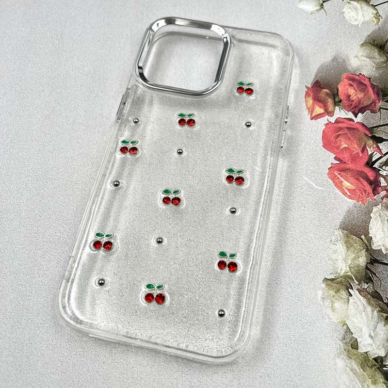 قاب گوشی iPhone 14 Pro Max آیفون Luxury Case سوپر شاین لنز Silver گیلاس کد 958759 - Image 2