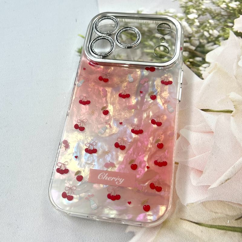 قاب گوشی iPhone 17 Pro آیفون iCe Case پینترستی طرح گل یخی ضد ضربه لنز برجسته کد 999194 - Image 2