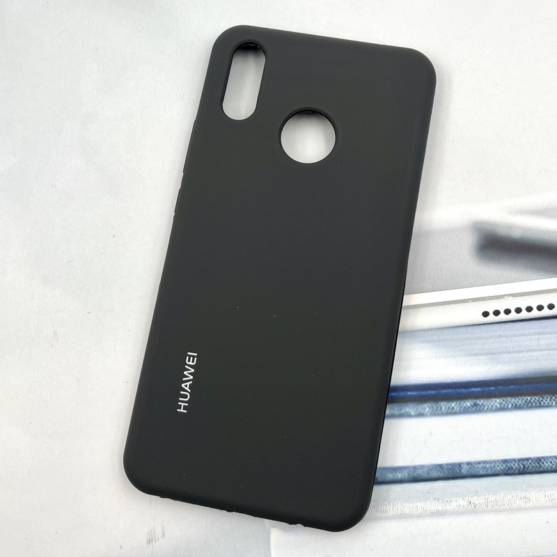 قاب گوشی Huawei Nova 3i هوآوی سیلیکونی پاک کنی اورجینال داخل پارچه ای رنگ تیتانیوم کد 107029 - Image 2