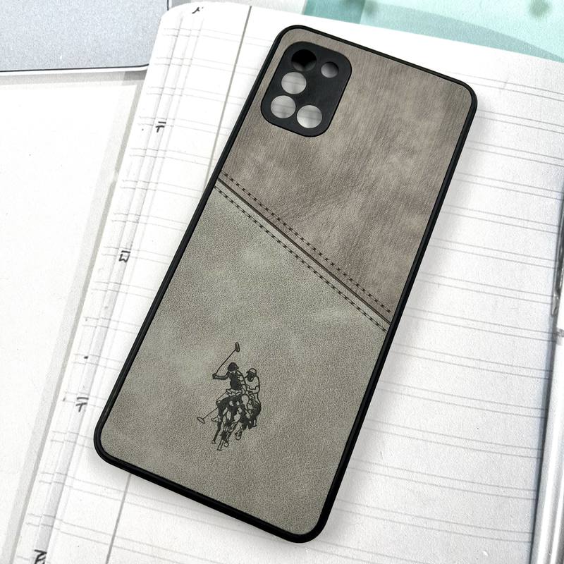 قاب گوشی Galaxy A31 سامسونگ Polo Cover چرم طرح دوخت پولو محافظ لنز دار تیتانیوم کد 152111 - Image 2