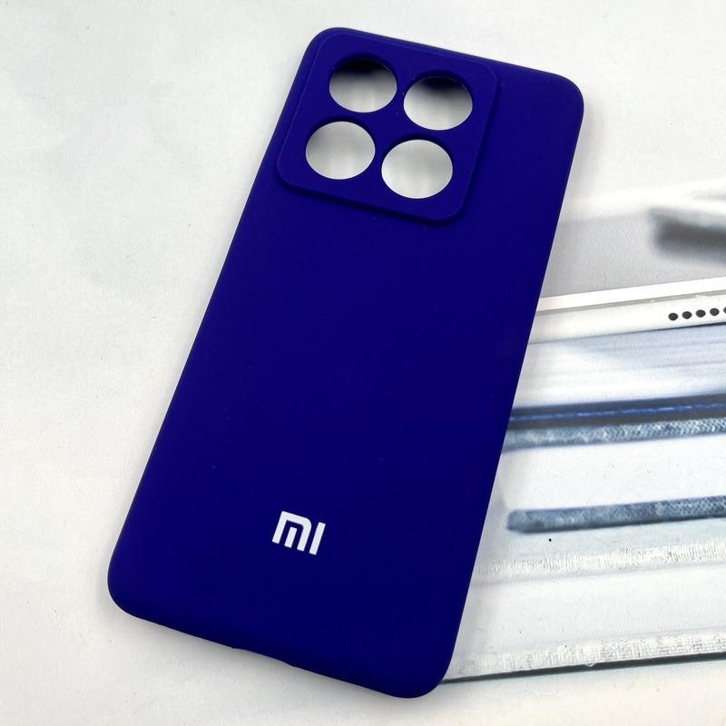 قاب گوشی Xiaomi 14T Pro شیائومی سیلیکونی پاک کنی اورجینال داخل پارچه ای محافظ لنز دار رنگ ارغوانی کد 177955 - Image 2