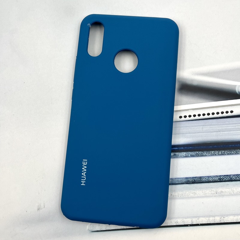 قاب گوشی Huawei Nova 3i هوآوی سیلیکونی پاک کنی اورجینال داخل پارچه ای رنگ آبی کد 226931 - Image 2