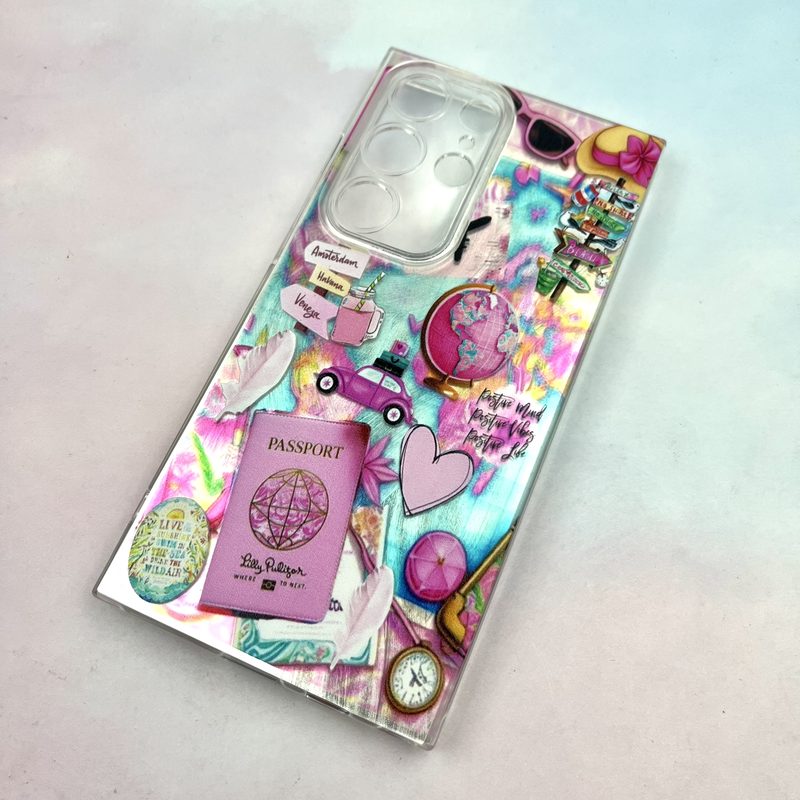 قاب گوشی Galaxy S24 Ultra سامسونگ پینترستی Nice Case ضد ضربه محافظ لنز دار برجسته طرح فانتزی کد 235734 - Image 2
