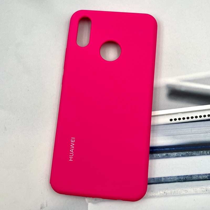 قاب گوشی Huawei Nova 3i هوآوی سیلیکونی پاک کنی اورجینال داخل پارچه ای رنگ سرخابی کد 237856 - Image 2