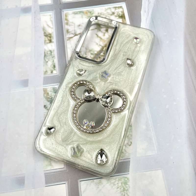 قاب گوشی Galaxy A55 سامسونگ Crystal Stone کریستال الماسی طرح برجسته فانتزی سه بعدی آینه دار کد 241190 - Image 2