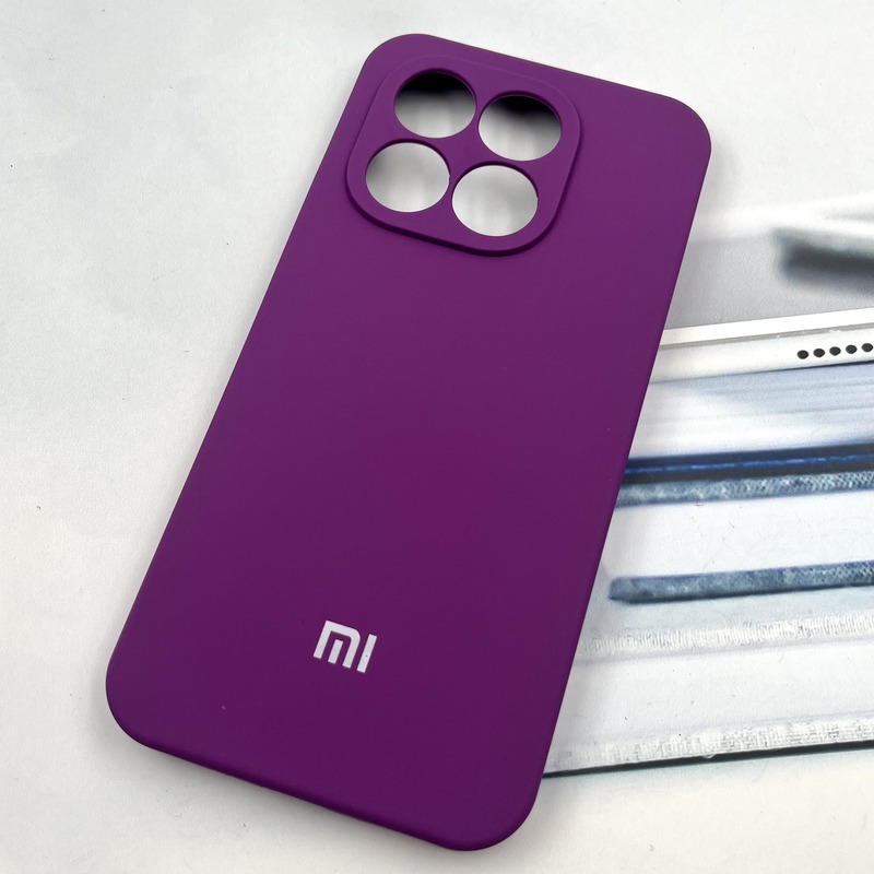 قاب گوشی Xiaomi 15T شیائومی سیلیکونی پاک کنی اورجینال داخل پارچه ای محافظ لنز دار رنگ بنفش کد 272215 - Image 2