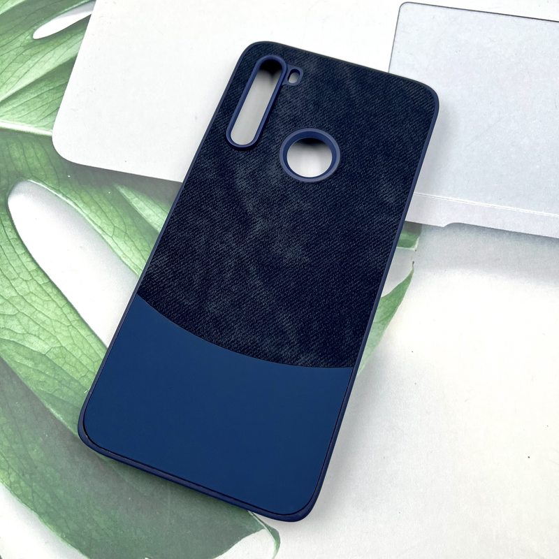 قاب گوشی Redmi Note 8 / Redmi Note 8 2021 شیائومی Velvet Cover چرم مخملی کلاسیک Sof سرمه ای کد 302515 - Image 2