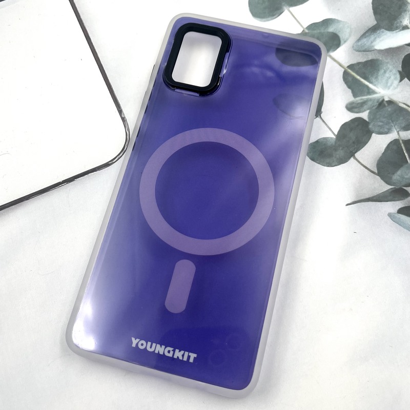 قاب گوشی Galaxy A51 سامسونگ Youngkit Case طرح مگ سیف Magsafe ایربگ دار لنز برجسته بنفش کد 315128 - Image 2