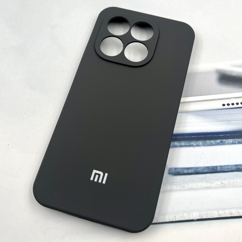 قاب گوشی Xiaomi 15T شیائومی سیلیکونی پاک کنی اورجینال داخل پارچه ای محافظ لنز دار رنگ خاکستری کد 369994 - Image 2