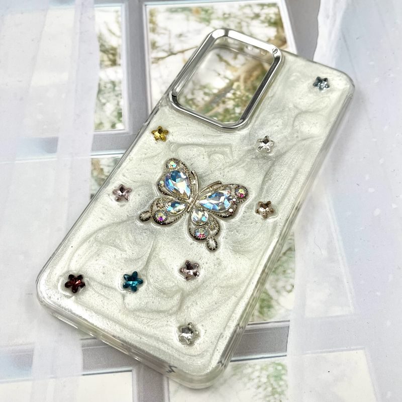 قاب گوشی Galaxy A36 / A56 سامسونگ Crystal Stone کریستال الماسی طرح برجسته فانتزی سه بعدی کد 404712 - Image 2