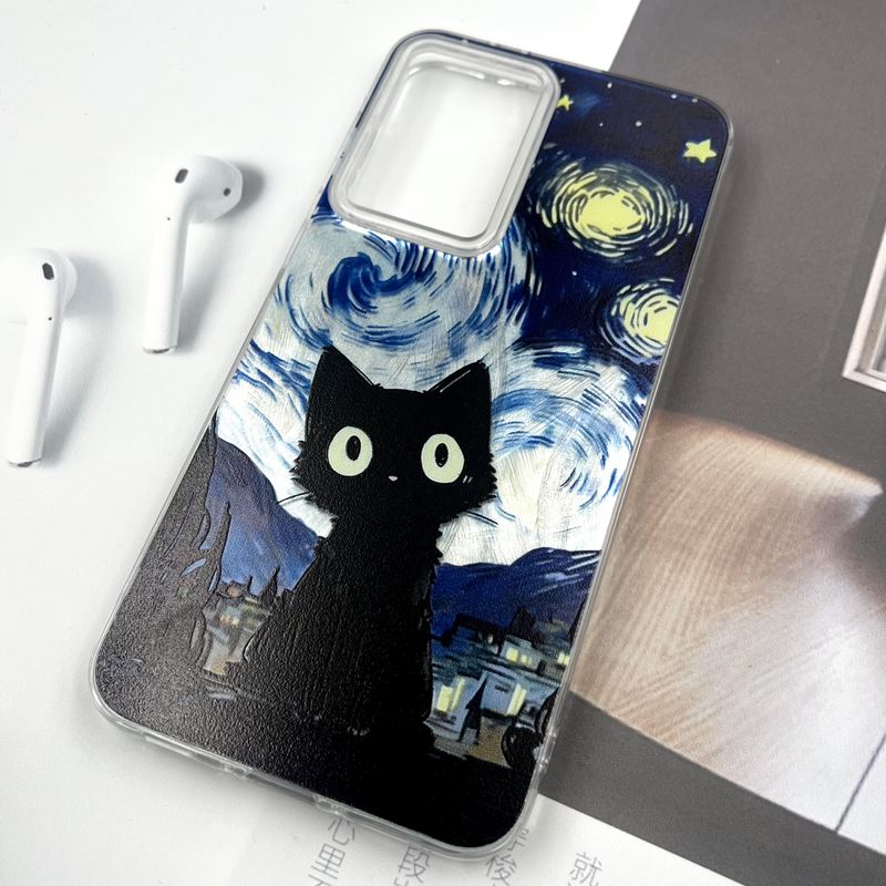 قاب گوشی Galaxy A36 / A56 سامسونگ Silver Art ضد ضربه Brush طرح ونگوگ کد 409840 - Image 2