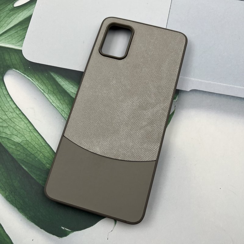 قاب گوشی Galaxy A51 سامسونگ Velvet Cover چرم مخملی کلاسیک Sof طوسی کد 439889 - Image 2