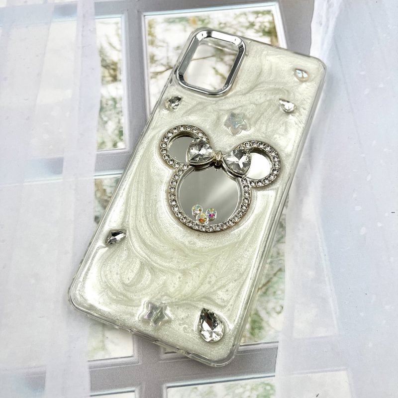 قاب گوشی Galaxy A51 سامسونگ Crystal Stone کریستال الماسی طرح برجسته فانتزی سه بعدی آینه دار کد 485839 - Image 2