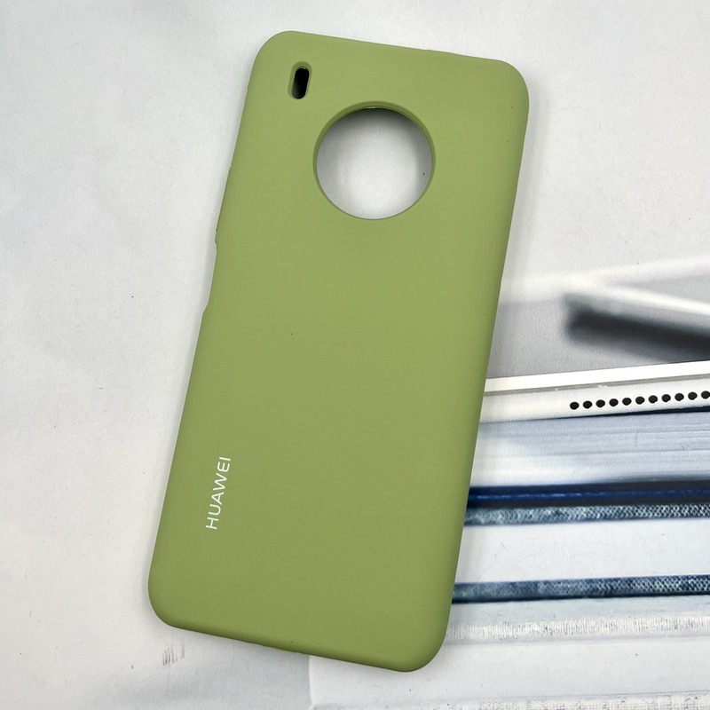 قاب گوشی Huawei Y9A هوآوی سیلیکونی پاک کنی اورجینال داخل پارچه ای رنگ سبز روشن کد 521315 - Image 2