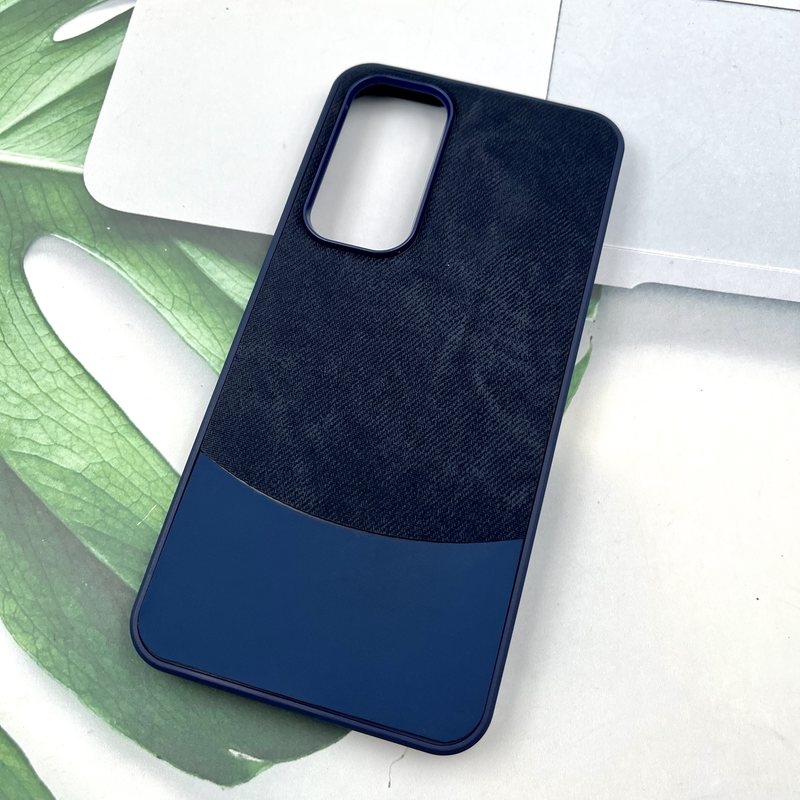 قاب گوشی Galaxy S24 FE سامسونگ Velvet Cover چرم مخملی کلاسیک Sof سرمه ای کد 526440 - Image 2