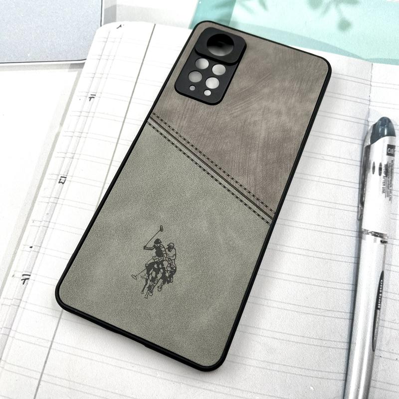قاب گوشی Redmi Note 11 Pro / Redmi Note 12 Pro 4G شیائومی Polo Cover چرم طرح دوخت پولو محافظ لنز دار تیتانیوم کد 528043 - Image 2