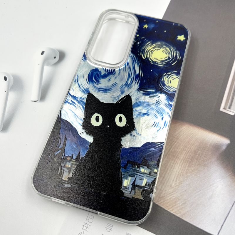 قاب گوشی Galaxy S23 FE سامسونگ Silver Art ضد ضربه Brush طرح ونگوگ کد 540020 - Image 2