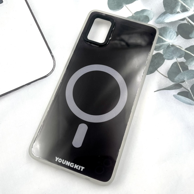 قاب گوشی Galaxy A51 سامسونگ Youngkit Case طرح مگ سیف Magsafe ایربگ دار لنز برجسته مشکی کد 541385 - Image 2