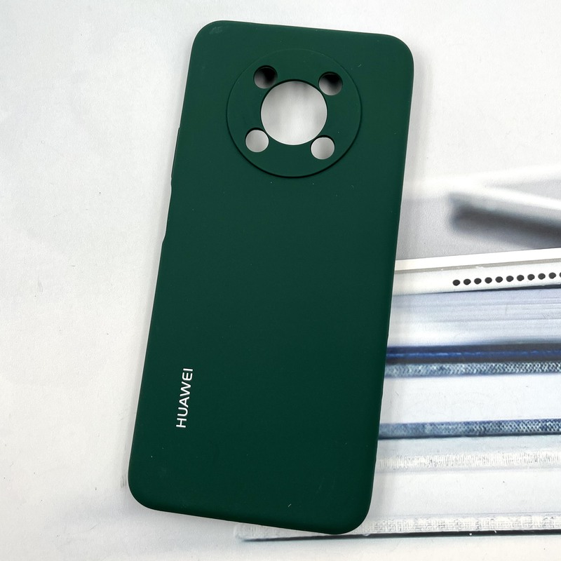 قاب گوشی Huawei Nova Y90 هوآوی سیلیکونی پاک کنی اورجینال داخل پارچه ای محافظ لنز دار رنگ سبز کد 543205 - Image 2