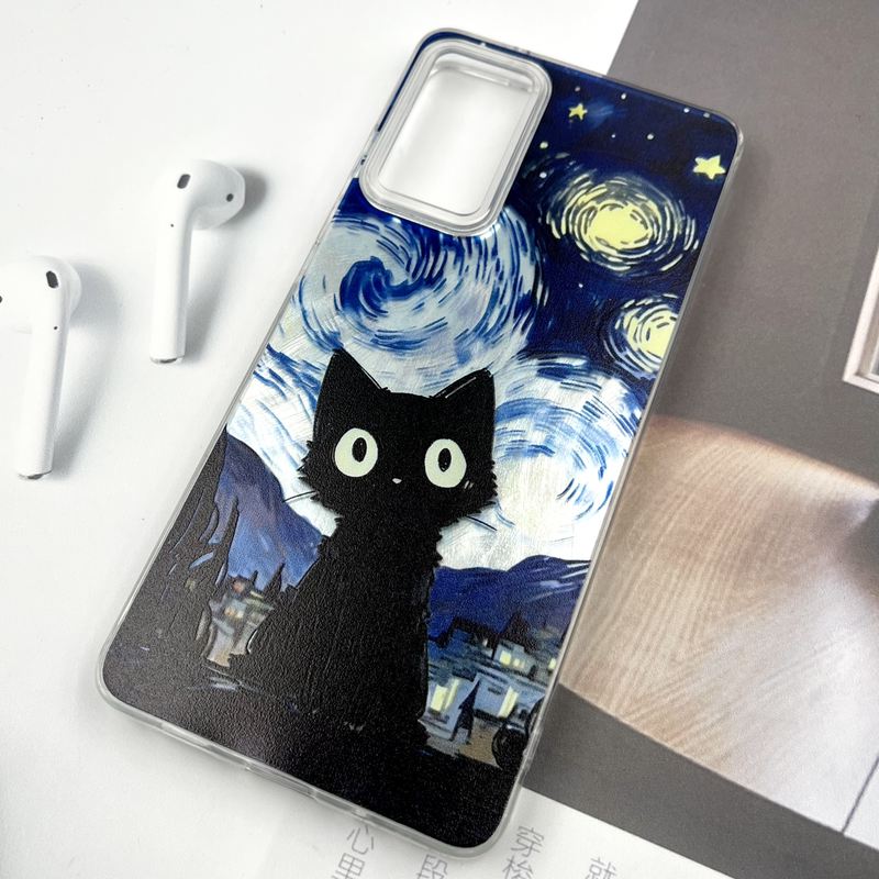 قاب گوشی Galaxy S20 FE سامسونگ Silver Art ضد ضربه Brush طرح ونگوگ کد 548378 - Image 2