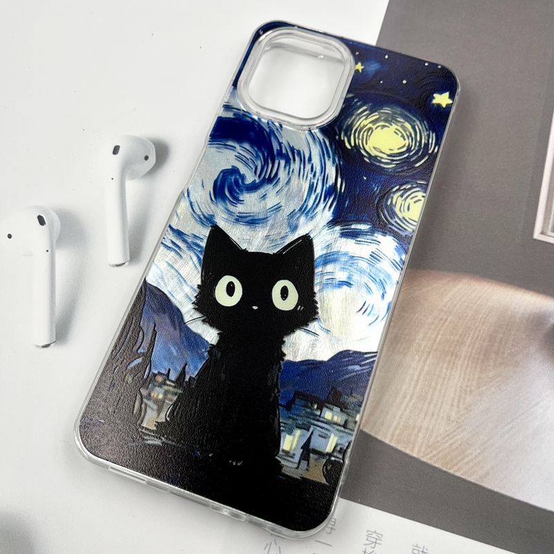قاب گوشی Galaxy A04 / Galaxy M13 5G سامسونگ Silver Art ضد ضربه Brush طرح ونگوگ کد 606608 - Image 2
