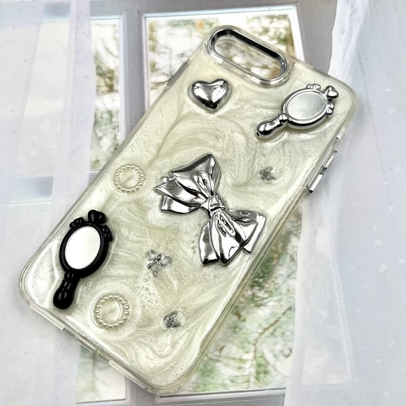 قاب گوشی iPhone 7 Plus / iPhone 8 Plus آیفون Crystal Stone کریستال الماسی طرح برجسته فانتزی سه بعدی آینه دار کد 644178 - Image 2