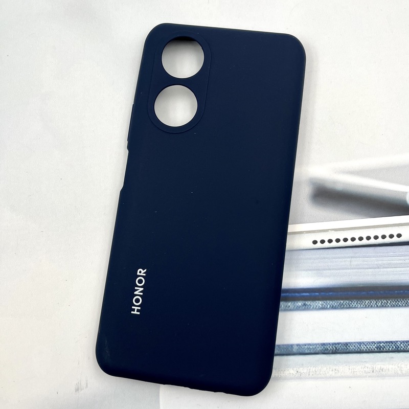 قاب گوشی Honor X7 آنر سیلیکونی پاک کنی اورجینال داخل پارچه ای محافظ لنز دار رنگ سرمه ای کد 671958 - Image 2
