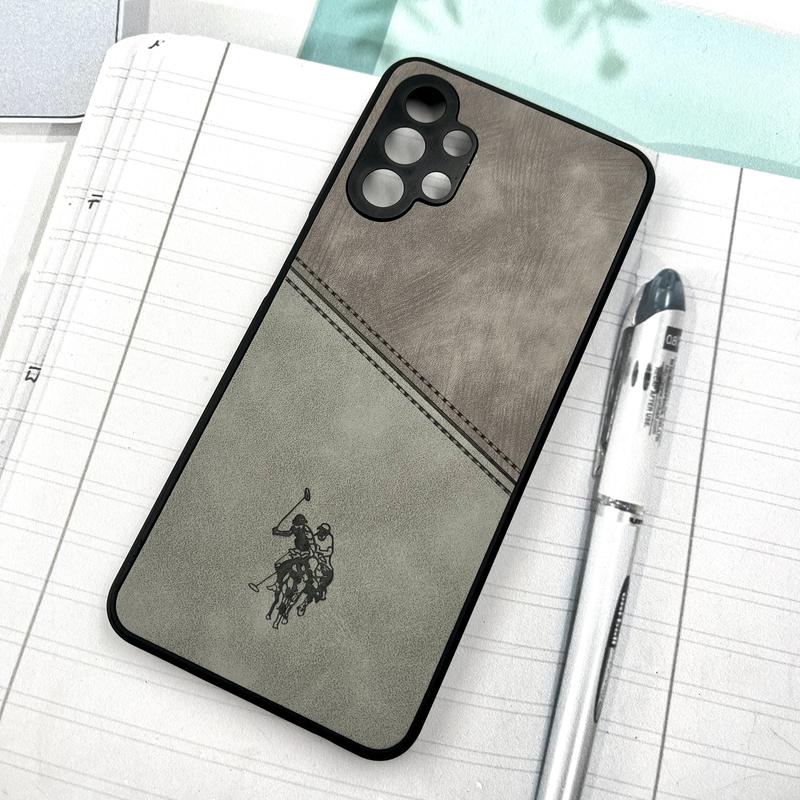 قاب گوشی Galaxy A13 4G / Galaxy A04S سامسونگ Polo Cover چرم طرح دوخت پولو محافظ لنز دار تیتانیوم کد 673039 - Image 2