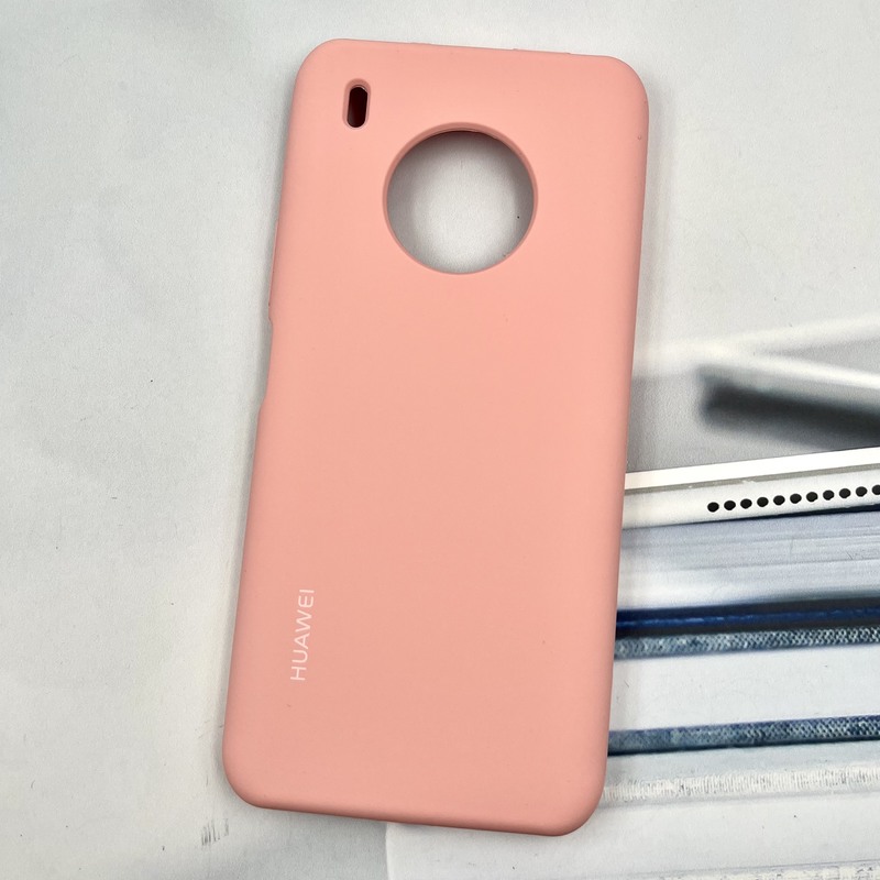 قاب گوشی Huawei Y9A هوآوی سیلیکونی پاک کنی اورجینال داخل پارچه ای رنگ گلبهی کد 692601 - Image 2