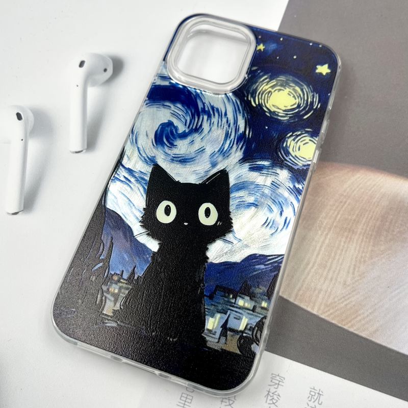 قاب گوشی iPhone 11 Pro آیفون Silver Art ضد ضربه Brush طرح ونگوگ کد 742555 - Image 2