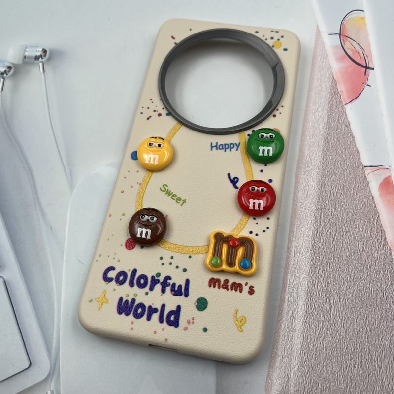 قاب گوشی Redmi 14C / Redmi A4 / Poco C75 شیائومی سیلیکونی Playful Case سیلیکونی عروسک برجسته لنز برجسته کرمی کد 745281 - Image 2