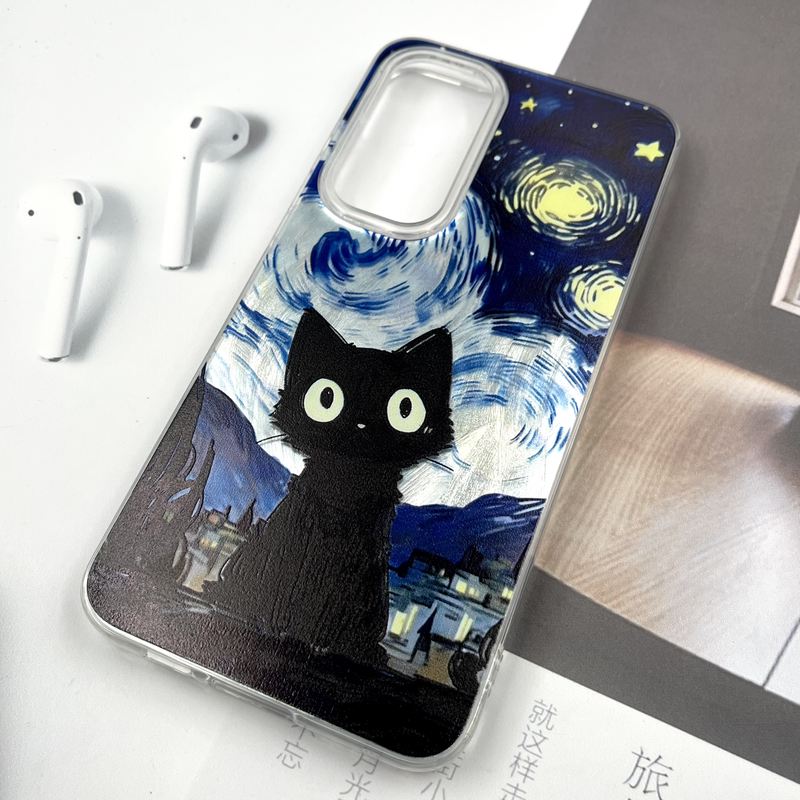 قاب گوشی Galaxy S24 FE سامسونگ Silver Art ضد ضربه Brush طرح ونگوگ کد 757479 - Image 2
