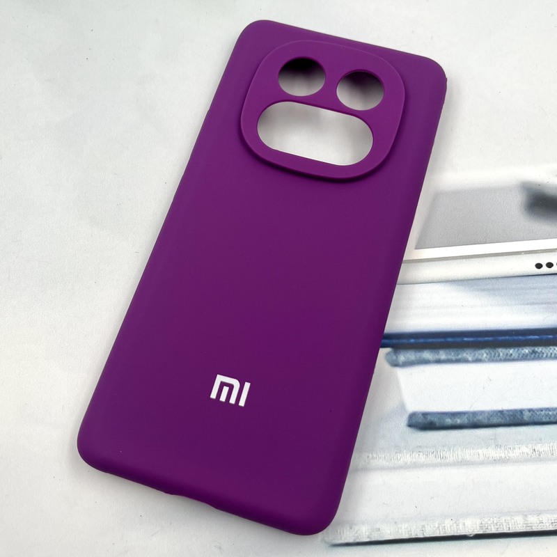 قاب گوشی Redmi Note 14 Pro 4G شیائومی سیلیکونی پاک کنی اورجینال داخل پارچه ای رنگ بنفش کد 774426 - Image 2