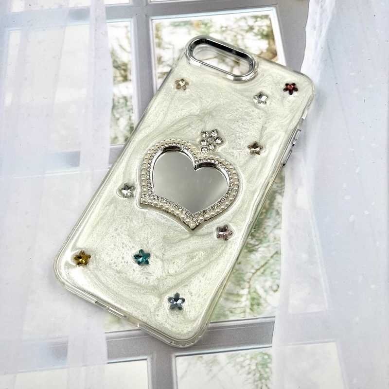 قاب گوشی iPhone 7 Plus / iPhone 8 Plus آیفون Crystal Stone کریستال الماسی طرح برجسته فانتزی سه بعدی آینه دار کد 829742 - Image 2