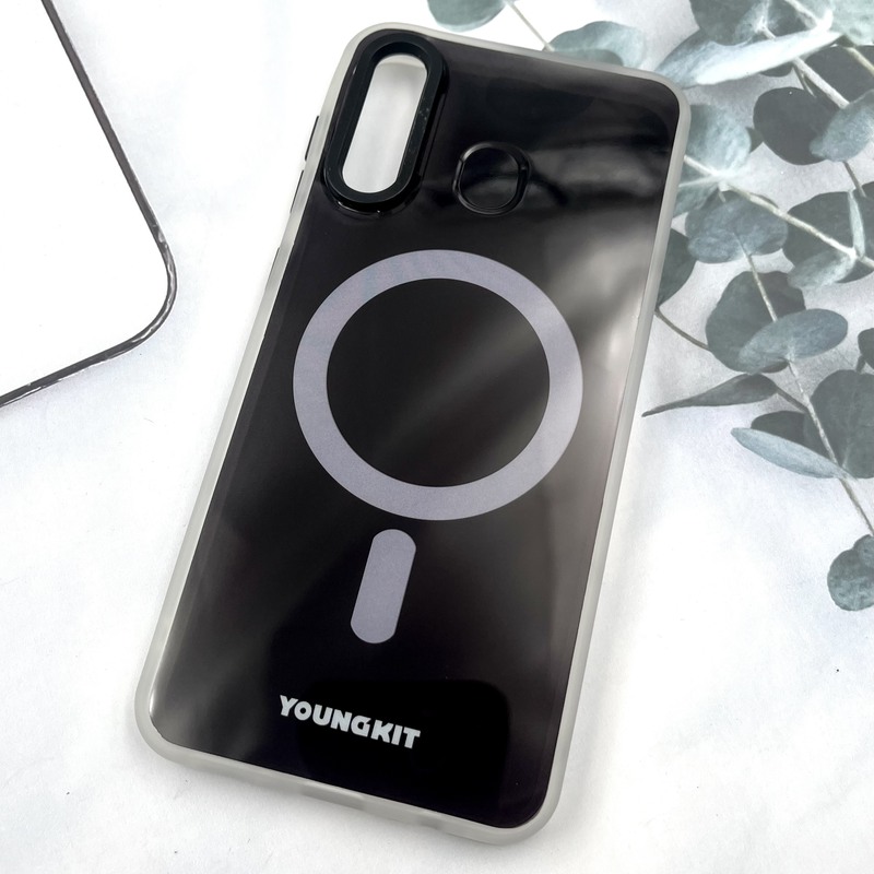 قاب گوشی Galaxy A30S / Galaxy A50S / Galaxy A50 سامسونگ Youngkit Case طرح مگ سیف Magsafe ایربگ دار لنز برجسته مشکی کد 846207 - Image 2