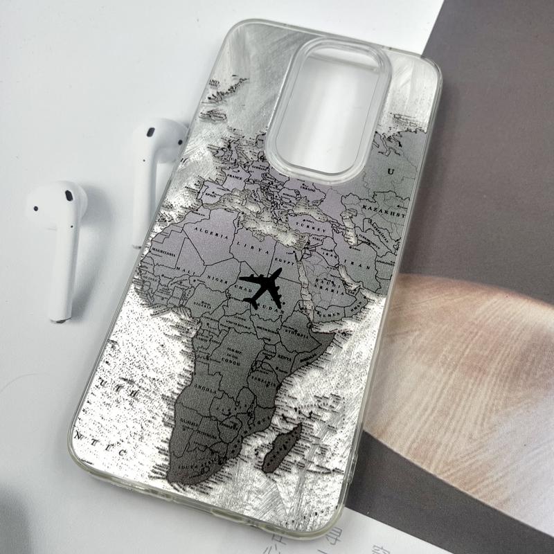 قاب گوشی Redmi Note 8 Pro شیائومی Silver Art ضد ضربه Brush طرح World Fly کد 947667 - Image 2